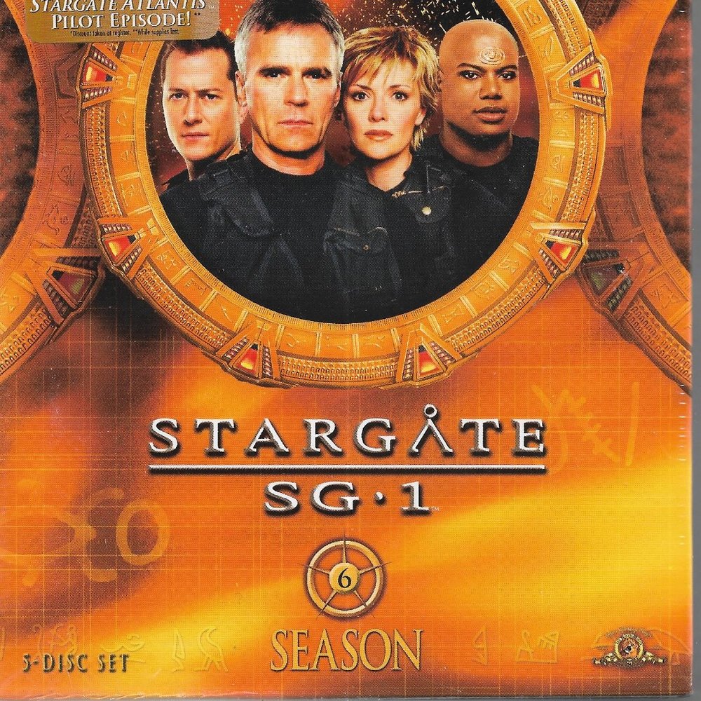 Stargate SG-1 Complete Sixth Season DVD Set Richard Dean Anderson NEW & Sealed